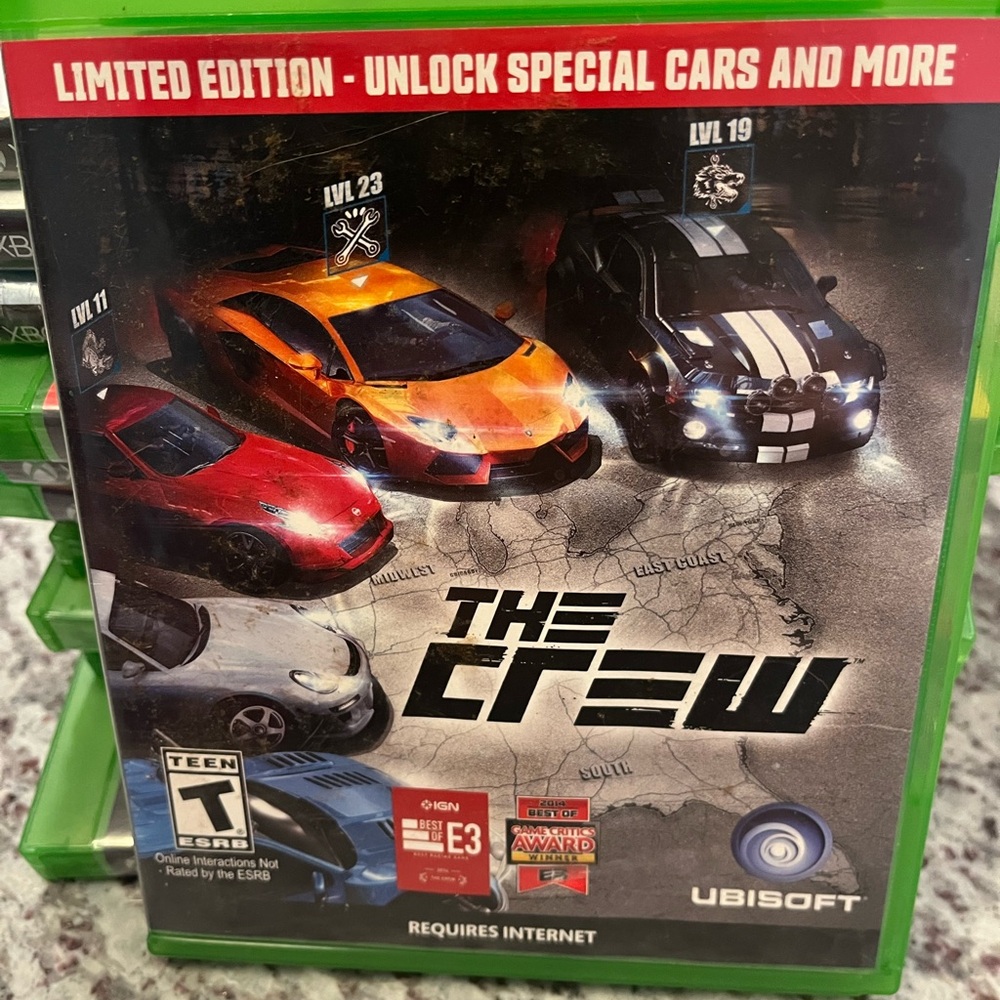 Ubisoft The Crew Video Game - Black and Orange Edition